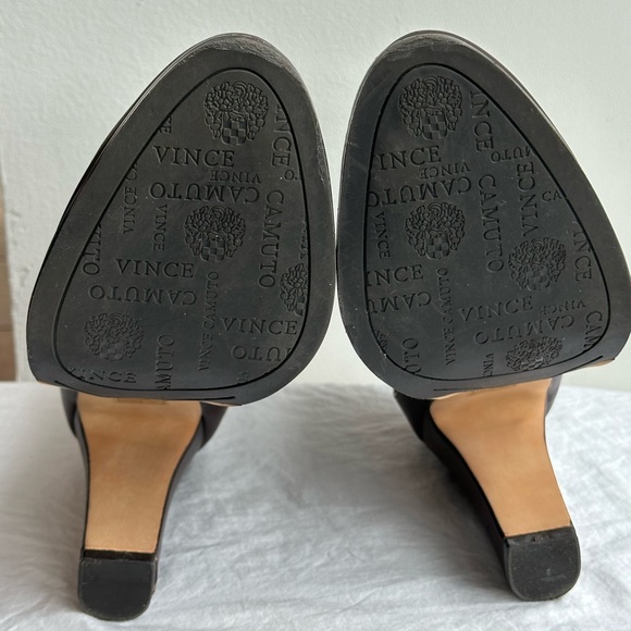 Vince Camuto brown leather and suede boots, size 8.5M / 38.5 - Picture 10 of 11